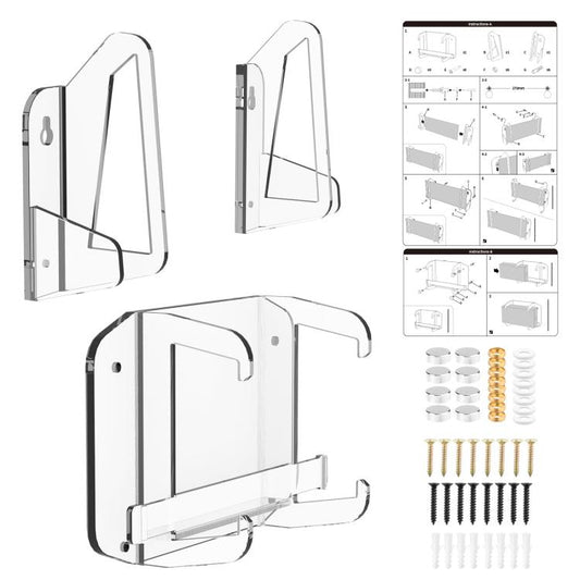For Starlink Gen 3 Router Acrylic Separable Wall-mounted Bracket(Transparent) - Wireless Routers by buy2fix | Online Shopping UK | buy2fix