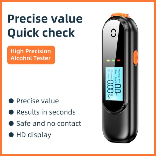 AM02 Smart Digital Display High Sensitivity Alcohol Tester(Black Orange) - Breath Alcohol Tester by buy2fix | Online Shopping UK | buy2fix