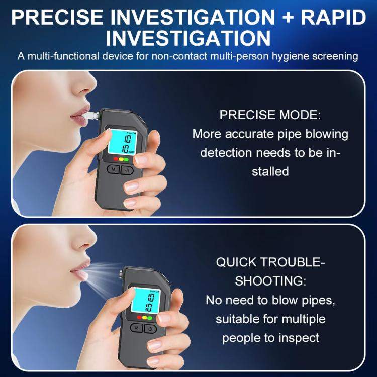 Home Digital Display Blow-type Alcohol Tester Alcohol Detector(Black) - Breath Alcohol Tester by buy2fix | Online Shopping UK | buy2fix