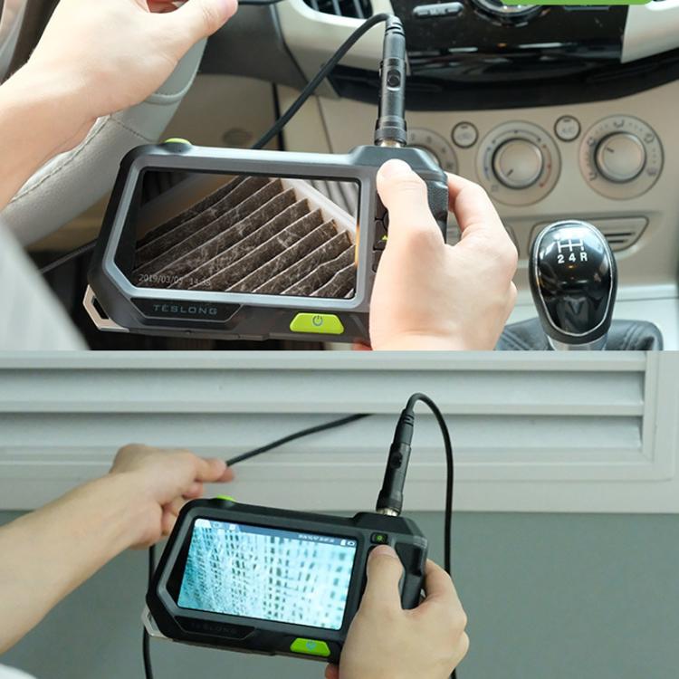 TESLONG NTS500 Industrial Pipeline Endoscope with 5 inch HD Screen, Model:5.5mm Single Lens / 1m - by TESLONG | Online Shopping UK | buy2fix