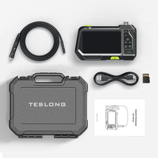 TESLONG NTS500 Industrial Pipeline Endoscope with 5 inch HD Screen, Model:8mm Dual Lens / 1m - by TESLONG | Online Shopping UK | buy2fix