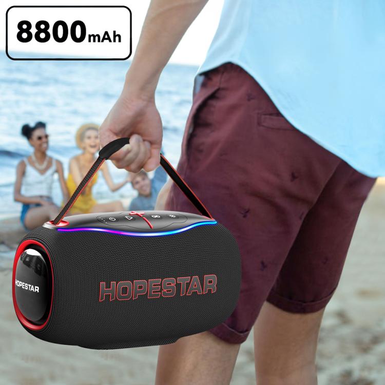 HOPESTAR H80 80W Outdoor Portable Waterproof Bluetooth Speaker(Black) - Waterproof Speaker by HOPESTAR | Online Shopping UK | buy2fix