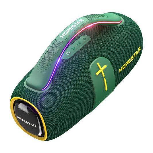 HOPESTAR H85 70W Outdoor Portable Waterproof Bluetooth Speaker, Support TF / AUX / USB(Dark Green) - Waterproof Speaker by HOPESTAR | Online Shopping UK | buy2fix