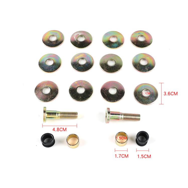 9pcs / Set Car Door Striker Bolt Kit for Freightliner Century / Columbia / FLD A1837204000 - Others by buy2fix | Online Shopping UK | buy2fix