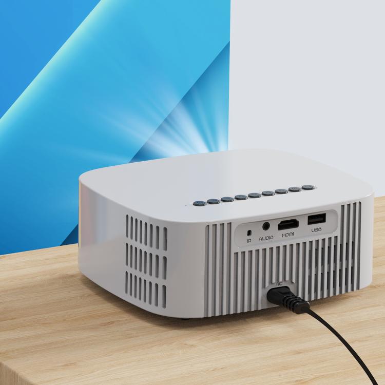 VIVIBRIGHT L03 Lite 1280x720P 150ANSI Android 9.0 Screen Mirror Smart Projector, US Plug(White) - LED Projector by VIVIBRIGHT | Online Shopping UK | buy2fix