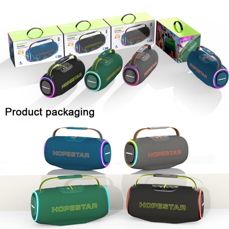 HOPESTAR H88 70W Outdoor Portable Waterproof Bluetooth Speaker, Support TF / AUX / USB / TWS(Dark Green) - Waterproof Speaker by HOPESTAR | Online Shopping UK | buy2fix