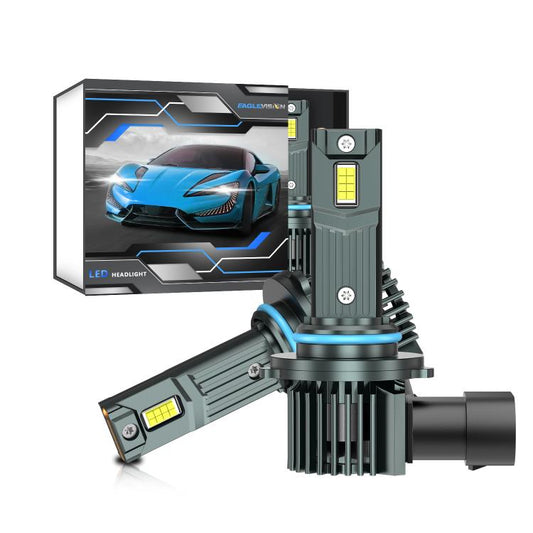 9005 1 Pair 32W 3200LM 6500K Car LED Headlight Bulb with Fan(Gun Metal) - LED Headlamps by buy2fix | Online Shopping UK | buy2fix