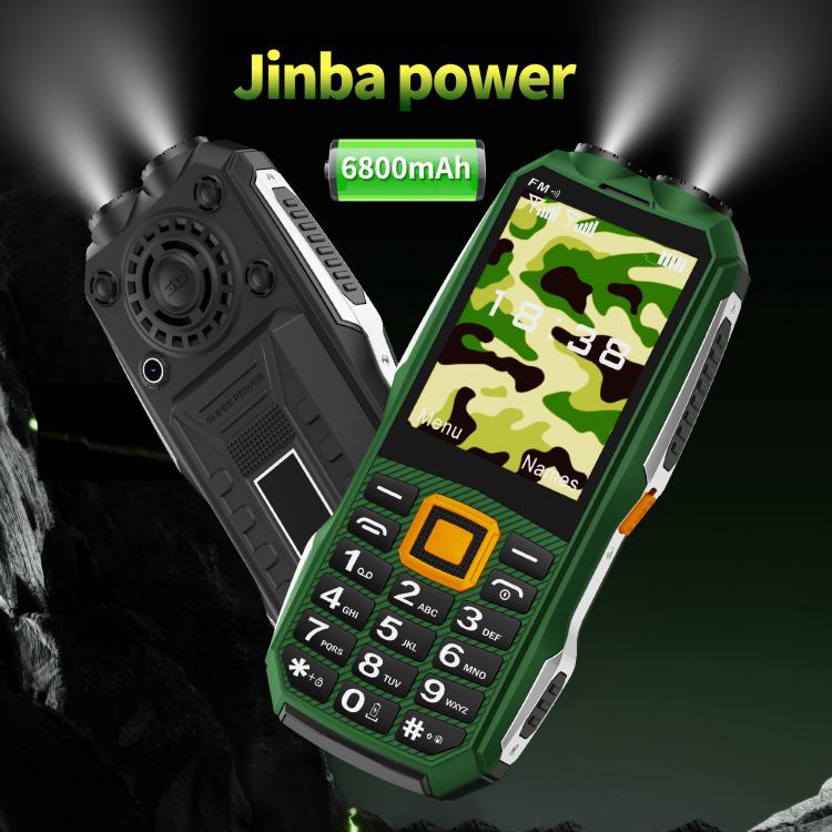 K6000 Keypad Phone, 2.8 inch, LED Flashlight, Big Keyboard, SOS, Network: 2G, Dual SIM, Plug:EU Plug(Black) - Others by buy2fix | Online Shopping UK | buy2fix
