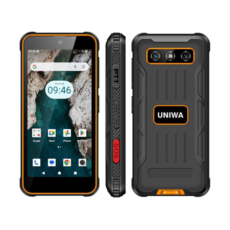 UNIWA R4001 Rugged Phone, Night Vision, 4GB+64GB, 4.0 inch Android 14 Unisoc T606 Octa Core, Network: 4G, OTG, NFC, Plug:AU Plug(Black) - UNIWA by UNIWA | Online Shopping UK | buy2fix