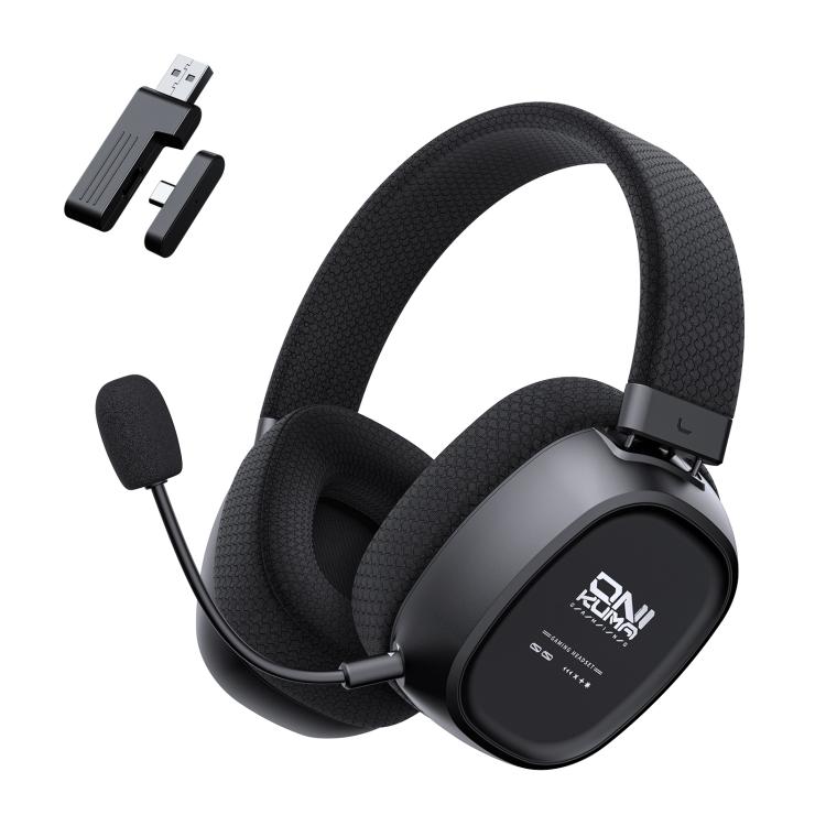 ONIKUMA GT839 Bluetooth 5.4 2.4G Wired E-sports Game Headset(Black) - Multimedia Headset by ONIKUMA | Online Shopping UK | buy2fix