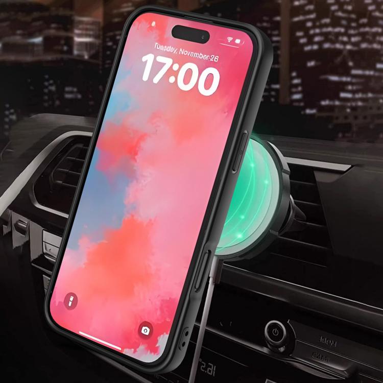 For iPhone 17 Armor Rotating Holder MagSafe Phone Case(Rose Gold) - iPhone 17 Cases by buy2fix | Online Shopping UK | buy2fix