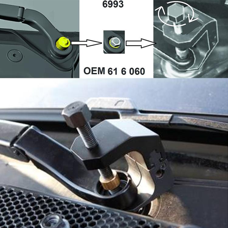 For BMW Car Wiper Removal Puller Tool 616060(Black) - Hand Tool Sets by buy2fix | Online Shopping UK | buy2fix