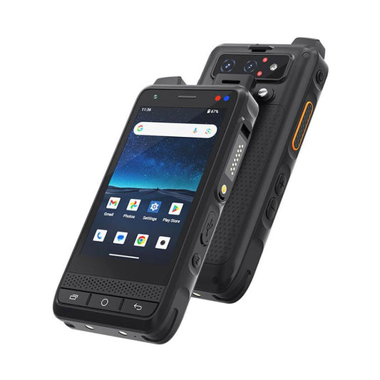 UNIWA F400 PoC Walkie Talkie Rugged Phone, Night Vision, 4GB+64GB, 4.0 inch Android 15 Mediatek Helio G81 Octa Core, Network: 4G, SOS, NFC, Plug:US Plug(Black) - UNIWA by UNIWA | Online Shopping UK | buy2fix