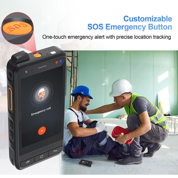 UNIWA F400 PoC Walkie Talkie Rugged Phone, Night Vision, 4GB+64GB, 4.0 inch Android 15 Mediatek Helio G81 Octa Core, Network: 4G, SOS, NFC, Plug:UK Plug(Black) - UNIWA by UNIWA | Online Shopping UK | buy2fix