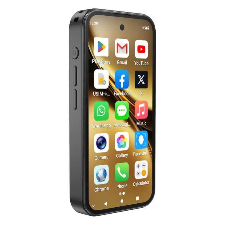 Q333, 4GB+64GB, 3.97 inch Android 12 Mediatek MT6762 Octa Core, Network: 4G, Dual SIM(Black) - by buy2fix | Online Shopping UK | buy2fix