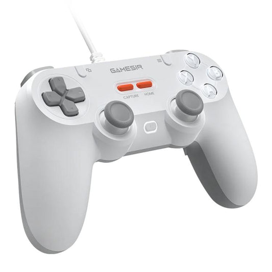 GameSir Tegenaria Lite Wired Symmetric Game Controller for PC / Steam / Switch / iOS / Android(White) - Gamepads by GameSir | Online Shopping UK | buy2fix
