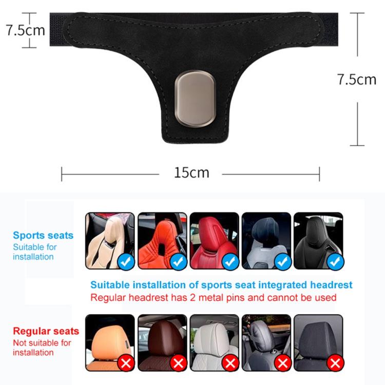 Car Sports Seat Back Hanger Hook(Grey) - Auto Fastener & Clips by buy2fix | Online Shopping UK | buy2fix