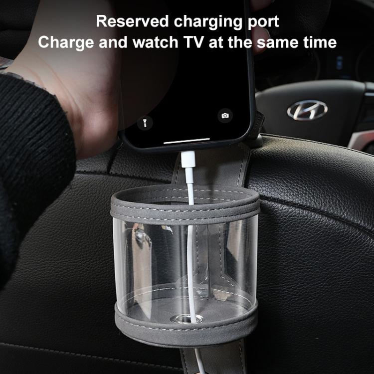 Car Water Cup Holder Seat Back Single Hanger Hook(Grey) - Auto Fastener & Clips by buy2fix | Online Shopping UK | buy2fix