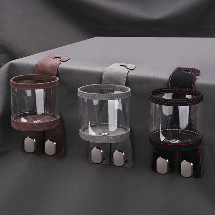 Car Water Cup Holder Seat Back Dual Hanger Hook(Brown) - Auto Fastener & Clips by buy2fix | Online Shopping UK | buy2fix