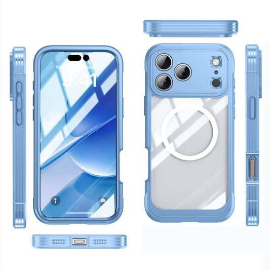 For iPhone 17 Pro Life Waterproof MagSafe Magnetic Rugged Phone Case(Light Blue) - iPhone 17 Pro Cases by buy2fix | Online Shopping UK | buy2fix