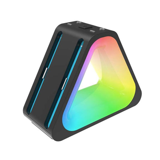 For Nintendo Switch 2 4 in 1 Triangle Handle Charging Base with RGB Light(Black) - Charger & Power by buy2fix | Online Shopping UK | buy2fix