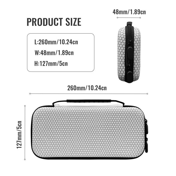 For Nintendo Switch 2 EVA Shockproof Portable Storage Handbag(White) - Bags by buy2fix | Online Shopping UK | buy2fix