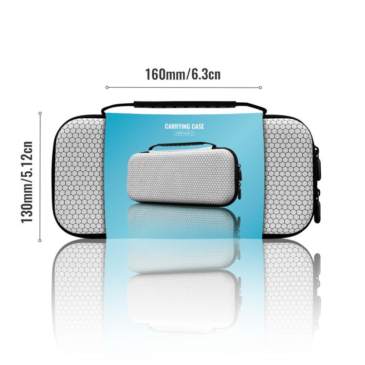 For Nintendo Switch 2 EVA Shockproof Portable Storage Handbag(White) - Bags by buy2fix | Online Shopping UK | buy2fix