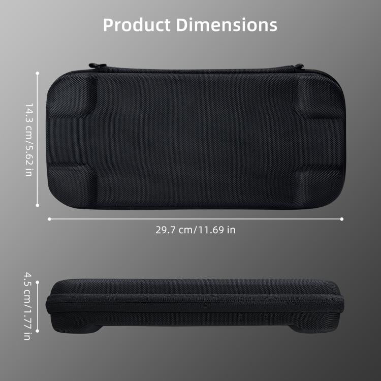 For Nintendo Switch 2 EVA Portable Shockproof Waterproof Portable Game Console Storage Bag(Black) - Bags by buy2fix | Online Shopping UK | buy2fix