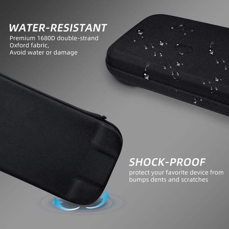For Nintendo Switch 2 EVA Portable Shockproof Waterproof Portable Game Console Storage Bag(Black) - Bags by buy2fix | Online Shopping UK | buy2fix