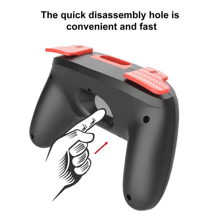 For Nintendo Switch 2 2pcs Game Handle Sports Grip(Color Key Red and Blue) - Cases by buy2fix | Online Shopping UK | buy2fix