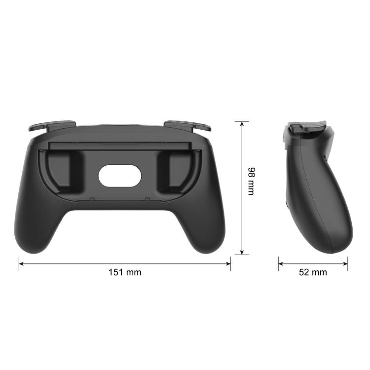 For Nintendo Switch 2 2pcs Game Handle Sports Grip(Black) - Cases by buy2fix | Online Shopping UK | buy2fix