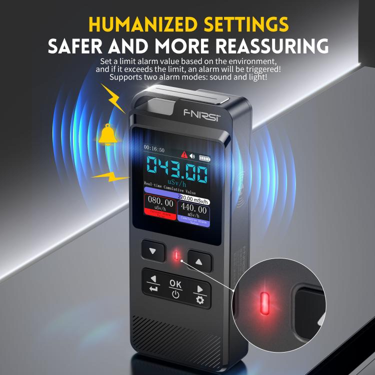 FNIRSI GC-02 Personal Radiation Detector with Alarm - Radiation Detector by FNIRSI | Online Shopping UK | buy2fix