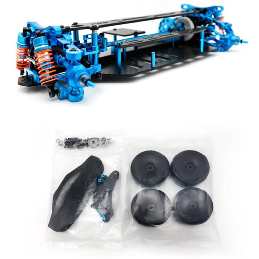 PMM Racing TT02 1:10 Carbon Fiber Chassis Aluminum Alloy RC Car Frame - Others by buy2fix | Online Shopping UK | buy2fix