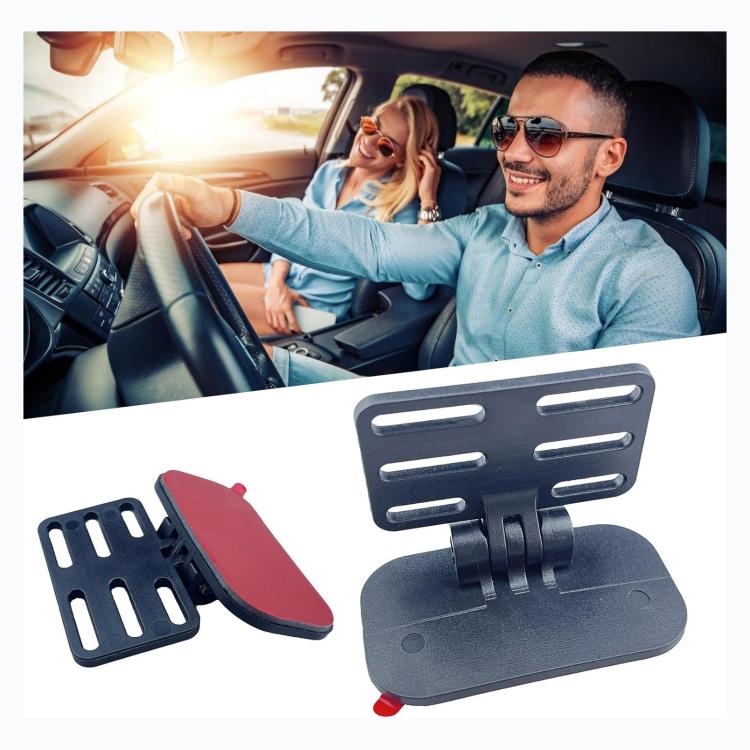 Car Universal Rear Camera Adhesive Mounting Bracket(Black) - Accessories by buy2fix | Online Shopping UK | buy2fix