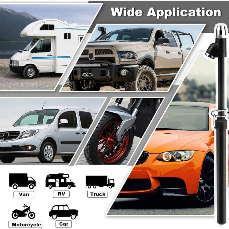 Car Portable Tire Monitoring Gauge Tire Pressure Tool(Black) - Tire Pressure Gauges by buy2fix | Online Shopping UK | buy2fix