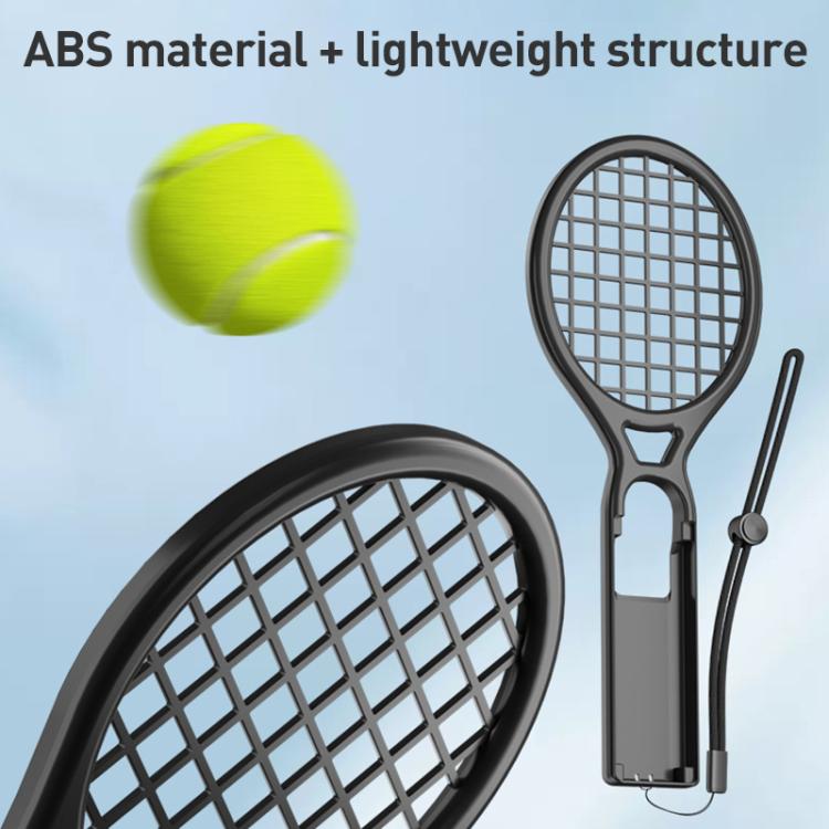 For Nintendo Switch 2 Joy-Con 1pair iPlay HBS-2839 Left and Right Handle Tennis Rackets(Black) - Gamepads by iplay | Online Shopping UK | buy2fix