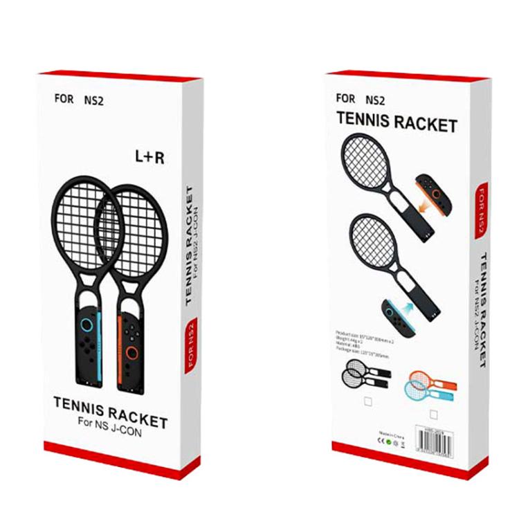 For Nintendo Switch 2 Joy-Con 1pair iPlay HBS-2839 Left and Right Handle Tennis Rackets(Black) - Gamepads by iplay | Online Shopping UK | buy2fix