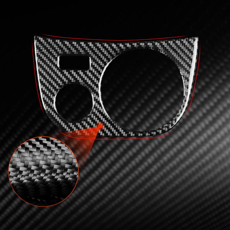 Carbon Fiber Car Water Cup Panel Decorative Sticker for SEAT Leon 2005-2012, Left Driver(Red) - Car Interior Mouldings by buy2fix | Online Shopping UK | buy2fix