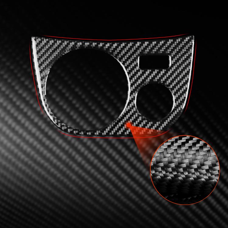 Carbon Fiber Car Water Cup Panel Decorative Sticker for SEAT Leon 2005-2012, Right Driver(Black) - Car Interior Mouldings by buy2fix | Online Shopping UK | buy2fix