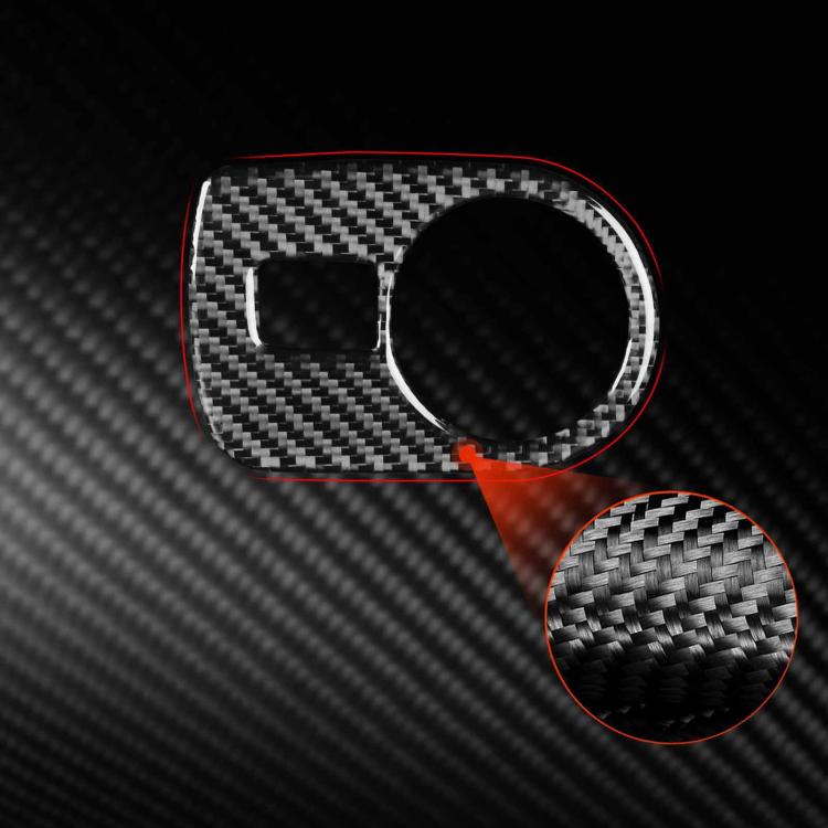 Carbon Fiber Car Headlight Switch Panel Decorative Sticker for SEAT Leon 2005-2012, Right Driver(Red) - Car Interior Mouldings by buy2fix | Online Shopping UK | buy2fix