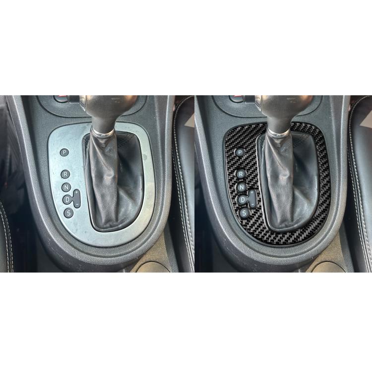 Carbon Fiber Car Gear Position Panel Decorative Sticker for SEAT Leon 2005-2012, Left Driver(Black) - Car Interior Mouldings by buy2fix | Online Shopping UK | buy2fix