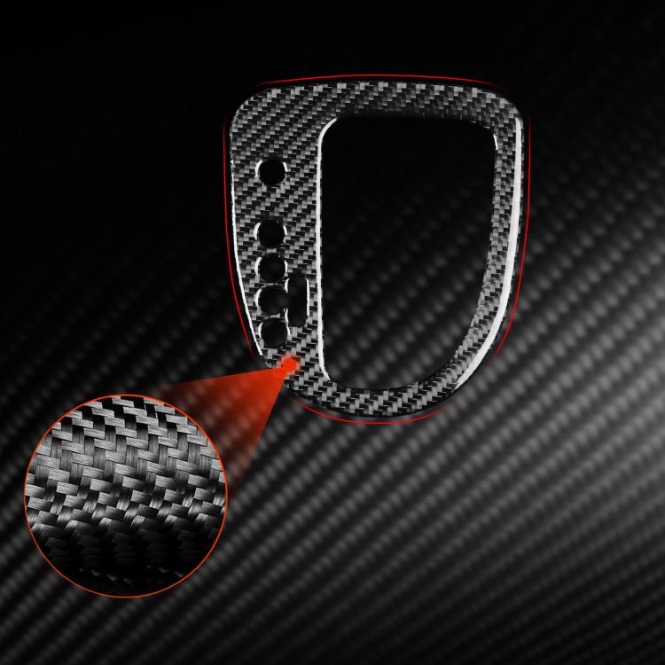 Carbon Fiber Car Gear Position Panel Decorative Sticker for SEAT Leon 2005-2012, Left Driver(Red) - Car Interior Mouldings by buy2fix | Online Shopping UK | buy2fix