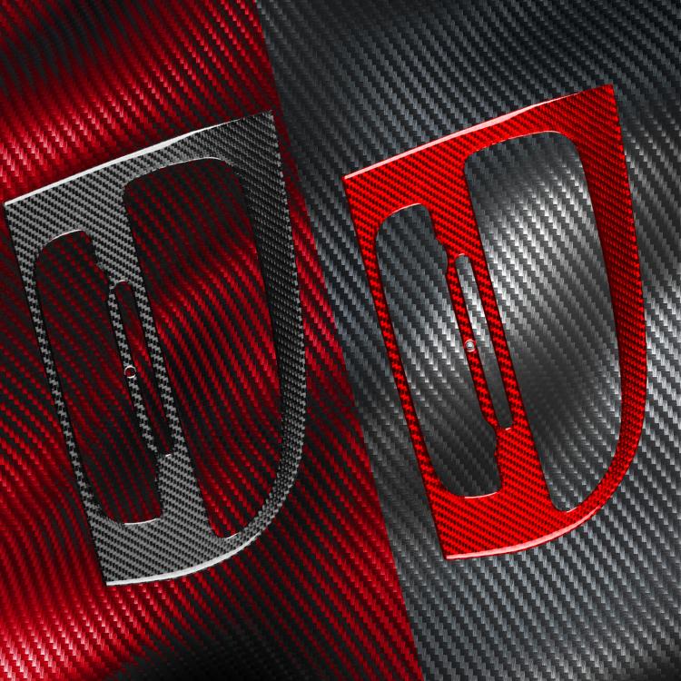 Carbon Fiber Car Center Console Air Conditioner Panel Decorative Sticker for SEAT Leon 2005-2012, Left Driver(Red) - Car Interior Mouldings by buy2fix | Online Shopping UK | buy2fix