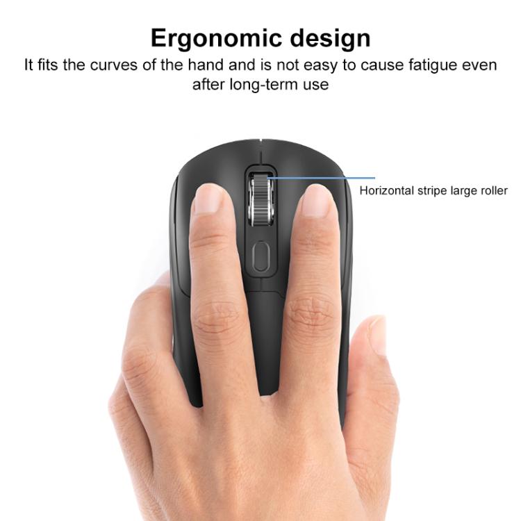ZGA Sky Drill Dual Modes 2.4G BT5.0 Wireless Mouse(White) - Wireless Mice by ZGA | Online Shopping UK | buy2fix