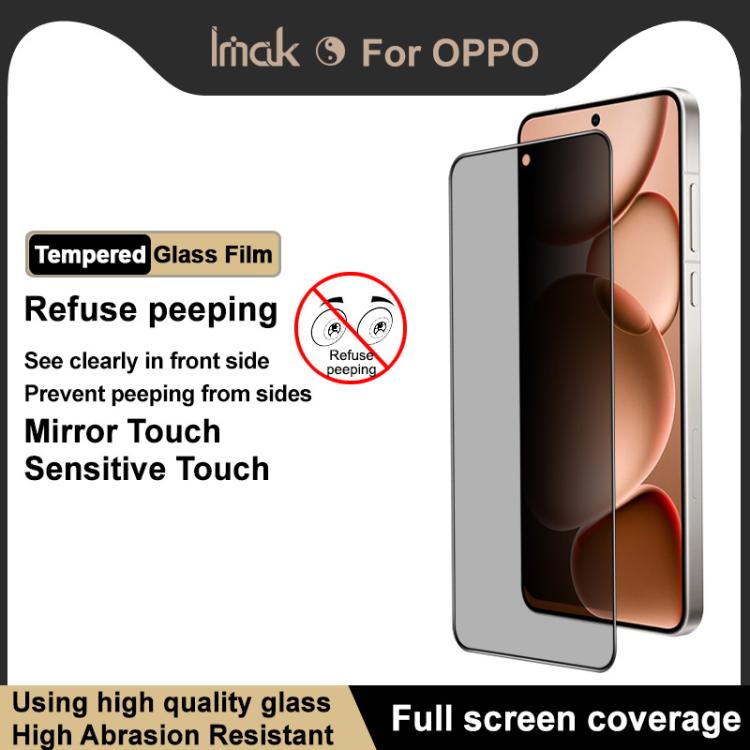 For OPPO A6 GT 5G / A6 Max 5G imak HD Full Screen Privacy Tempered Glass Protective Film - OPPO Tempered Glass by imak | Online Shopping UK | buy2fix