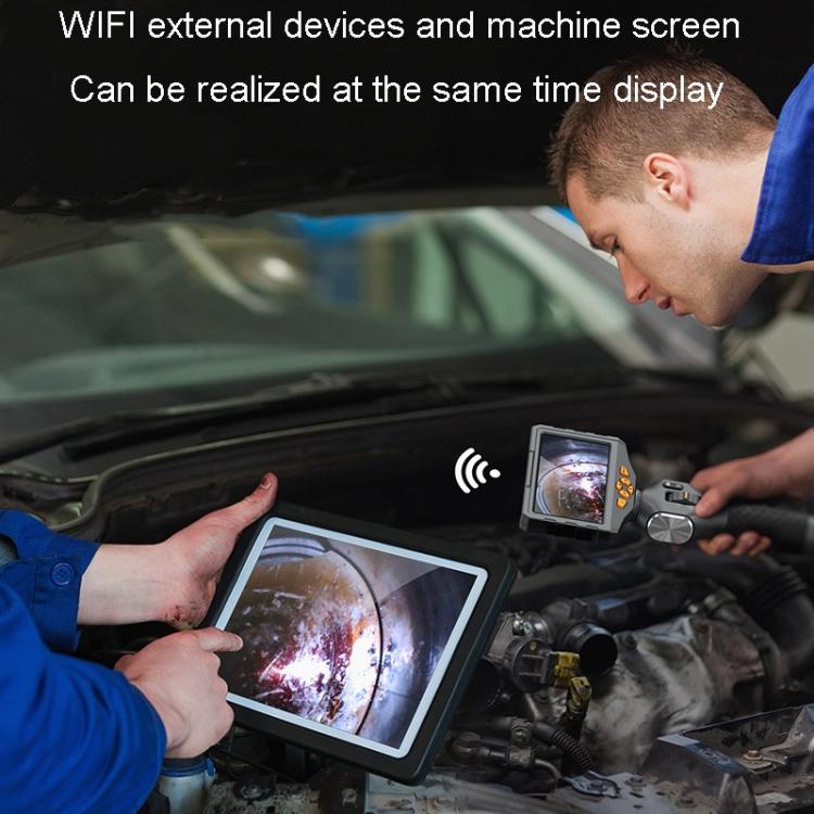TESLONG TD500 5 Inch HD Large Screen Dual Steering Endoscope 1.55m Length, Model:6.5mm Dual Lens - by TESLONG | Online Shopping UK | buy2fix