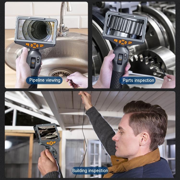 TESLONG TD500 5 Inch HD Large Screen Dual Steering Endoscope 1.55m Length, Model:6.5mm Single Lens - by TESLONG | Online Shopping UK | buy2fix