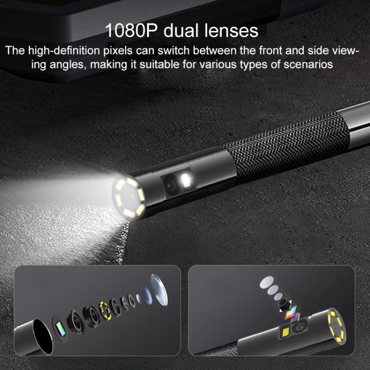 TESLONG TD450S 4.5 Inch Screen 210 Degree Bendable Industrial Endoscope 1.55m Length, Model:8.5mm Dual Lens - by TESLONG | Online Shopping UK | buy2fix