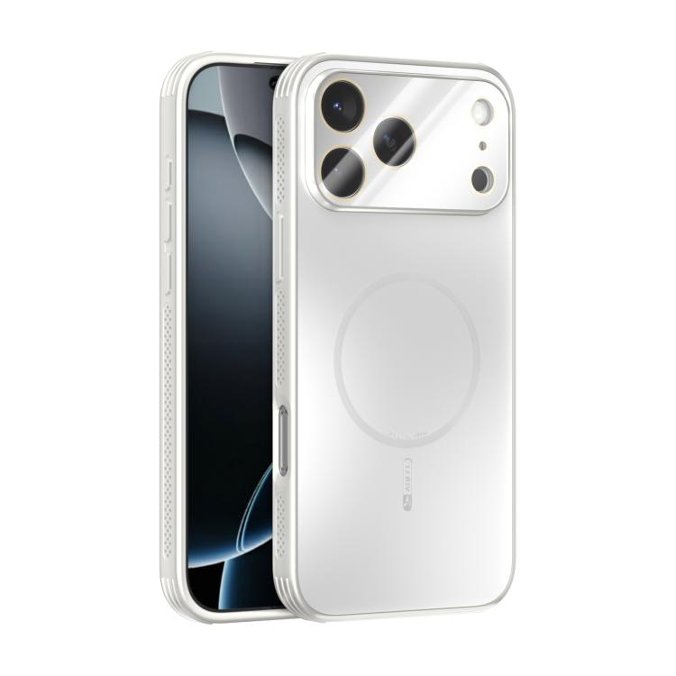 For iPhone 17 Pro Max ABEEL Heat Dissipation Frosted MagSafe Phone Case with Lens Film(White) - iPhone 17 Pro Max Cases by buy2fix | Online Shopping UK | buy2fix