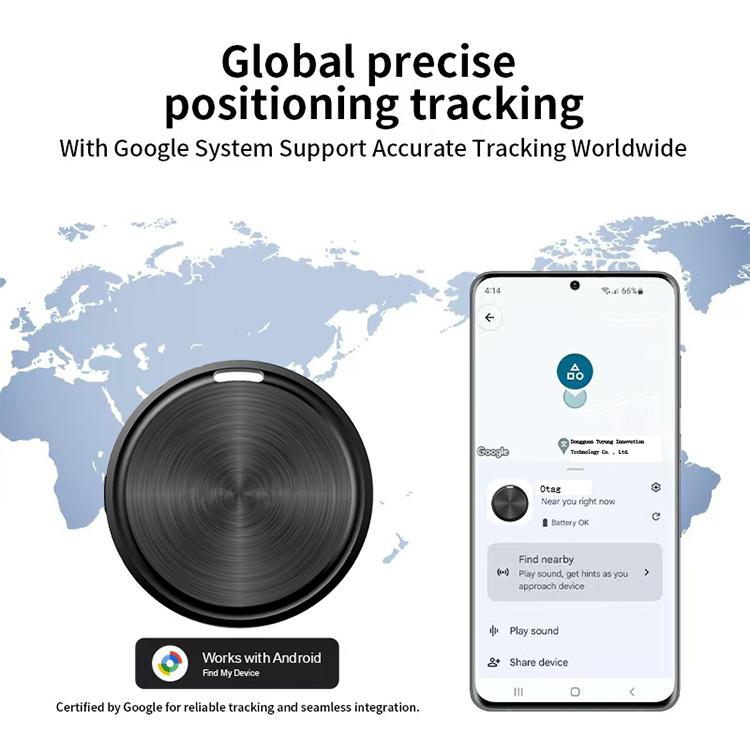 F8 Life Waterproof Air Location Tracker Anti-lost Device for Android Google Certified(Black) - Personal Tracker by buy2fix | Online Shopping UK | buy2fix